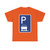 Zeichen 318 - Parken ganz auf Gehwegen in Fahrtrichtung links (Germany) (Road Sign) T-Shirt