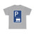 Zeichen 317 - Parken ganz auf Gehwegen in Fahrtrichtung rechts StVO 1970 (Germany) (Road Sign) T-Shirt