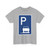 Zeichen 317 - Parken ganz auf Gehwegen in Fahrtrichtung rechts StVO 1970 (Germany) (Road Sign) T-Shirt