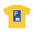 Zeichen 317 - Parken ganz auf Gehwegen in Fahrtrichtung rechts StVO 1970 (Germany) (Road Sign) T-Shirt
