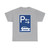 Zeichen 315-88 - Parken ganz auf Gehwegen quer zur Fahrtrichtung rechts Mitte StVO 1992 (Germany) (Road Sign) T-Shirt