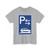 Zeichen 315-88 - Parken ganz auf Gehwegen quer zur Fahrtrichtung rechts Mitte StVO 1992 (Germany) (Road Sign) T-Shirt