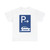 Zeichen 315-87 - Parken ganz auf Gehwegen quer zur Fahrtrichtung rechts Ende StVO 1992 (Germany) (Road Sign) T-Shirt