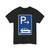 Zeichen 315-87 - Parken ganz auf Gehwegen quer zur Fahrtrichtung rechts Ende StVO 1992 (Germany) (Road Sign) T-Shirt