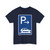 Zeichen 315-87 - Parken ganz auf Gehwegen quer zur Fahrtrichtung rechts Ende StVO 1992 (Germany) (Road Sign) T-Shirt