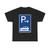 Zeichen 315-81 - Parken ganz auf Gehwegen quer zur Fahrtrichtung links Anfang StVO 1992 (Germany) (Road Sign) T-Shirt