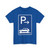 Zeichen 315-81 - Parken ganz auf Gehwegen quer zur Fahrtrichtung links Anfang StVO 1992 (Germany) (Road Sign) T-Shirt