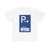 Zeichen 315-77 - Parken halb auf Gehwegen quer zur Fahrtrichtung rechts Ende StVO 1992 (Germany) (Road Sign) T-Shirt