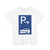 Zeichen 315-72 - Parken halb auf Gehwegen quer zur Fahrtrichtung links Ende StVO 1992 (Germany) (Road Sign) T-Shirt