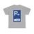 Zeichen 315-72 - Parken halb auf Gehwegen quer zur Fahrtrichtung links Ende StVO 1992 (Germany) (Road Sign) T-Shirt