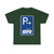 Zeichen 315-72 - Parken halb auf Gehwegen quer zur Fahrtrichtung links Ende StVO 1992 (Germany) (Road Sign) T-Shirt