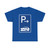 Zeichen 315-72 - Parken halb auf Gehwegen quer zur Fahrtrichtung links Ende StVO 1992 (Germany) (Road Sign) T-Shirt