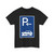 Zeichen 315-71 - Parken halb auf Gehwegen quer zur Fahrtrichtung links Anfang StVO 1992 (Germany) (Road Sign) T-Shirt