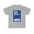 Zeichen 315-71 - Parken halb auf Gehwegen quer zur Fahrtrichtung links Anfang StVO 1992 (Germany) (Road Sign) T-Shirt