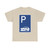 Zeichen 315-70 - Parken halb auf Gehwegen quer zur Fahrtrichtung links StVO 1992 (Germany) (Road Sign) T-Shirt
