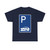 Zeichen 315-70 - Parken halb auf Gehwegen quer zur Fahrtrichtung links StVO 1992 (Germany) (Road Sign) T-Shirt