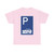 Zeichen 315-70 - Parken halb auf Gehwegen quer zur Fahrtrichtung links StVO 1992 (Germany) (Road Sign) T-Shirt