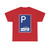 Zeichen 315-70 - Parken halb auf Gehwegen quer zur Fahrtrichtung links StVO 1992 (Germany) (Road Sign) T-Shirt