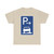 Zeichen 315-57 - Parken halb auf Gehwegen in Fahrtrichtung rechts Ende StVO 1992 (Germany) (Road Sign) T-Shirt