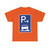 Zeichen 315-57 - Parken halb auf Gehwegen in Fahrtrichtung rechts Ende StVO 1992 (Germany) (Road Sign) T-Shirt