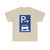 Zeichen 315-57 - Parken halb auf Gehwegen in Fahrtrichtung rechts Ende StVO 1992 (Germany) (Road Sign) T-Shirt