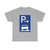 Zeichen 315-57 - Parken halb auf Gehwegen in Fahrtrichtung rechts Ende StVO 1992 (Germany) (Road Sign) T-Shirt