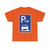 Zeichen 315-57 - Parken halb auf Gehwegen in Fahrtrichtung rechts Ende StVO 1992 (Germany) (Road Sign) T-Shirt