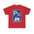 Zeichen 315-53 - Parken halb auf Gehwegen in Fahrtrichtung links Mitte StVO 1992 (Germany) (Road Sign) T-Shirt