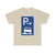 Zeichen 315-52 - Parken halb auf Gehwegen in Fahrtrichtung links Ende StVO 1992 (Germany) (Road Sign) T-Shirt