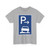 Zeichen 315-52 - Parken halb auf Gehwegen in Fahrtrichtung links Ende StVO 1992 (Germany) (Road Sign) T-Shirt