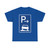 Zeichen 315-52 - Parken halb auf Gehwegen in Fahrtrichtung links Ende StVO 1992 (Germany) (Road Sign) T-Shirt
