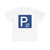 Zeichen 314-31 - Parken Mitte Aufstellung links StVO 2017 (Germany) (Road Sign) T-Shirt