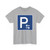Zeichen 314-30 - Parken Mitte Aufstellung rechts StVO 2017 (Germany) (Road Sign) T-Shirt
