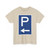Zeichen 314 a - Parkplatz mit Pfeil linksweisend StVO 1970 (Germany) (Road Sign) T-Shirt