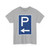 Zeichen 314 a - Parkplatz mit Pfeil linksweisend StVO 1970 (Germany) (Road Sign) T-Shirt