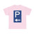 Zeichen 314 a - Parkplatz mit Pfeil linksweisend StVO 1970 (Germany) (Road Sign) T-Shirt
