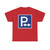 Zeichen 314 - Parkplatz Mitte StVO 1980 (Germany) (Road Sign) T-Shirt