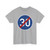 Zeichen 279-30 - Ende der vorgeschriebenen Mindestgeschwindigkeit StVO 2017 (Germany) (Road Sign) T-Shirt