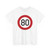 Zeichen 274-80 - Zulässige Höchstgeschwindigkeit StVO 2017 (Germany) (Road Sign) T-Shirt
