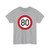 Zeichen 274-80 - Zulässige Höchstgeschwindigkeit StVO 2017 (Germany) (Road Sign) T-Shirt