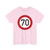 Zeichen 274-70 - Zulässige Höchstgeschwindigkeit StVO 2017 (Germany) (Road Sign) T-Shirt