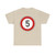 Zeichen 274-50 - Zulässige Höchstgeschwindigkeit 5 km-h StVO 1992 (Germany) (Road Sign) T-Shirt