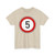 Zeichen 274-50 - Zulässige Höchstgeschwindigkeit 5 km-h StVO 1992 (Germany) (Road Sign) T-Shirt
