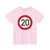 Zeichen 274-20 - Zulässige Höchstgeschwindigkeit StVO 2017 (Germany) (Road Sign) T-Shirt