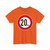 Zeichen 274 - Zulässige Höchstgeschwindigkeit 20 km StVO 1970 (Germany) (Road Sign) T-Shirt