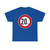 Zeichen 274 - Zulässige Höchstgeschwindigkeit 20 km StVO 1970 (Germany) (Road Sign) T-Shirt