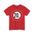 Zeichen 274 - Zulässige Höchstgeschwindigkeit 20 km StVO 1970 (Germany) (Road Sign) T-Shirt