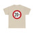 Zeichen 274 - Zulässige Höchstgeschwindigkeit 20 km Alternative variante StVO 1970 (Germany) (Road Sign) T-Shirt