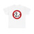 Zeichen 264 - Verbot für Fahrzeuge über angegebene Breite einschließlich Ladung StVO 1992 (Germany) (Road Sign) T-Shirt