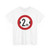 Zeichen 264 - Verbot für Fahrzeuge über angegebene Breite einschließlich Ladung StVO 1992 (Germany) (Road Sign) T-Shirt